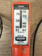 KNOPP K60 VOLTAGE TESTER 120-600V AC DC Made in USA
